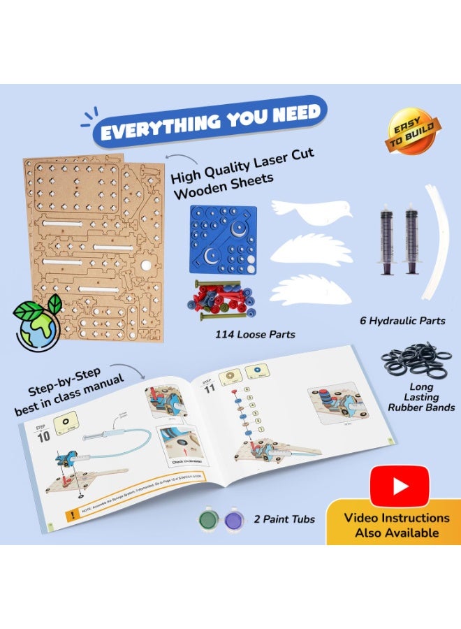 سمارتيفيتي مجموعة سمارتيفيتي 7 في 1 متعددة الاستخدامات، لعبة هيدروليكية تعليمية ممتعة للأطفال من 6 إلى 12 عامًا، هدية مثالية لأعياد الميلاد أو مناسبات أخرى للأولاد والبنات من عمر 6 إلى 12 عامًا، لعبة علمية، لعبة أنشطة تعليمية - Image 4